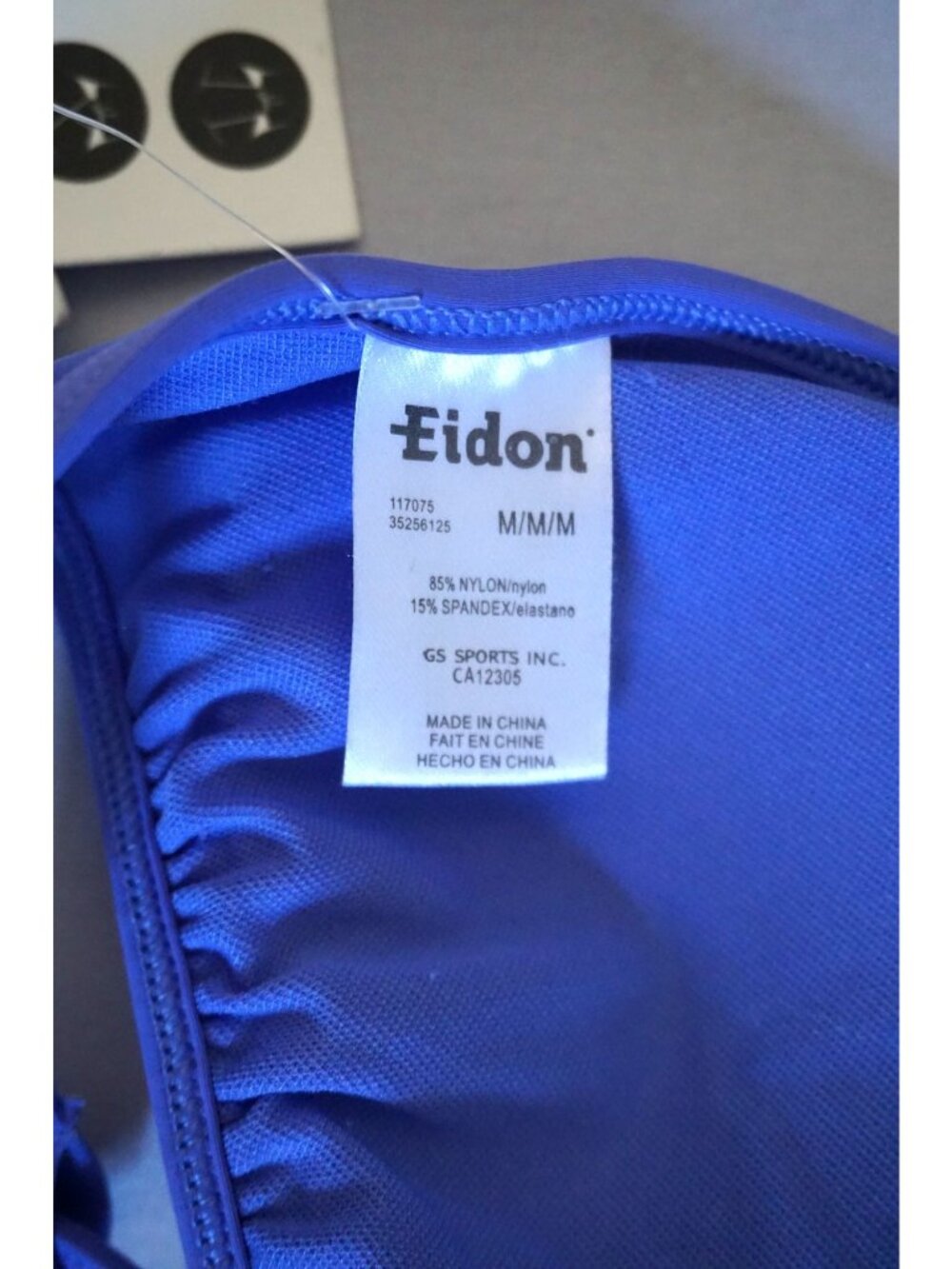 EIDON Women's Madison Fixed Triangle Bikini Top Swimsuit- Size  M, NWT - Picture 6 of 7